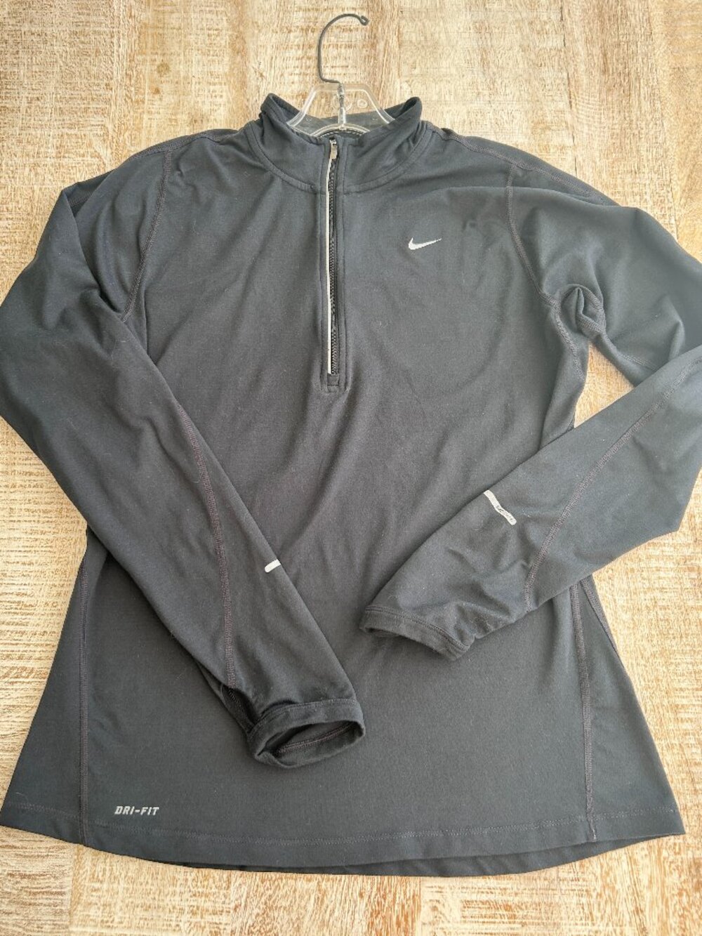 Nike Womens DriFit Black Running Jacket size Medium